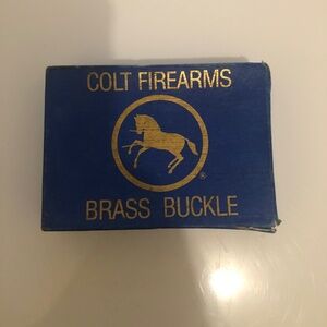 Colt belt buckle